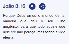 Versículo - João 3:16 (AA)