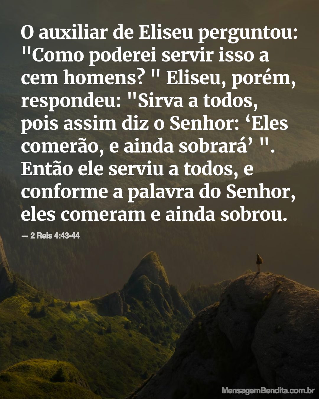 Versículo 2 Reis 4:43