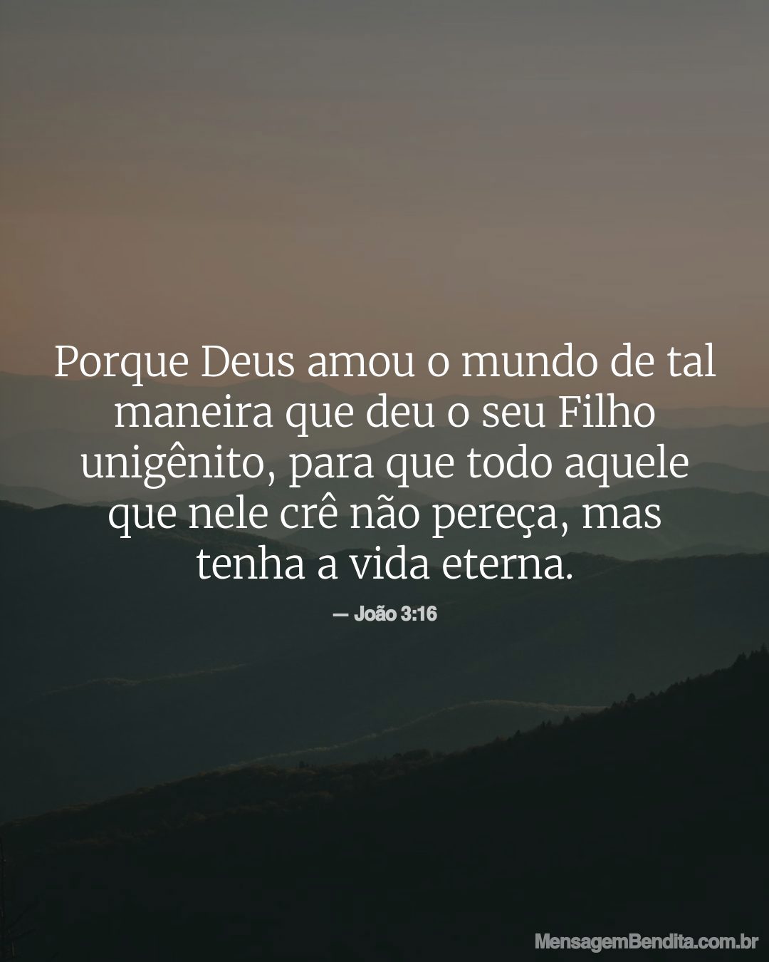 Versículo João 3:16