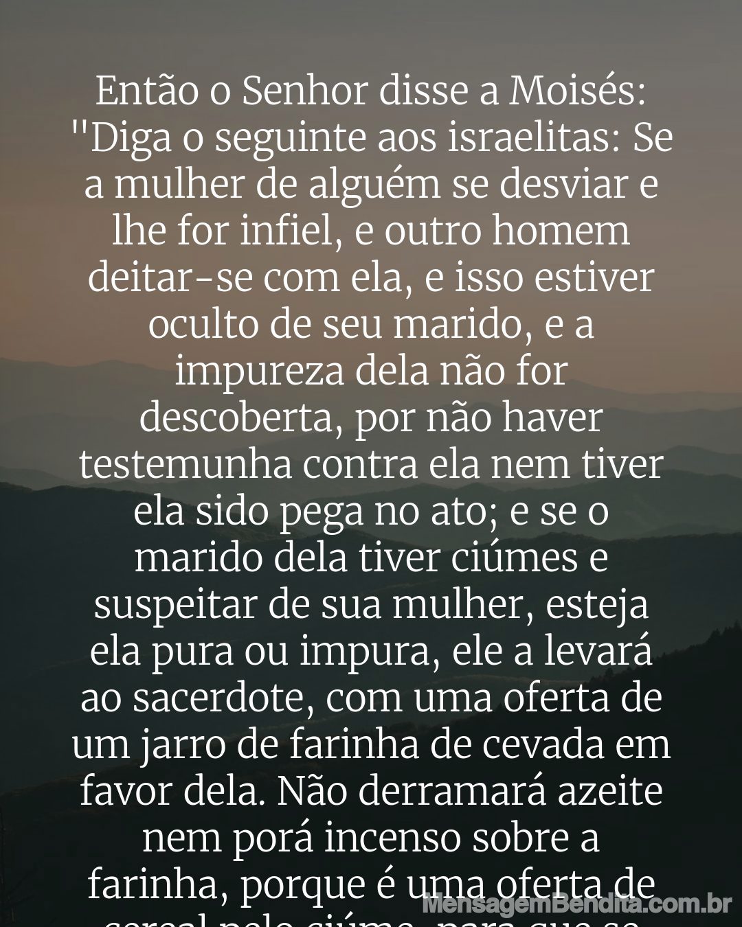 Versículo Números 5:11-22