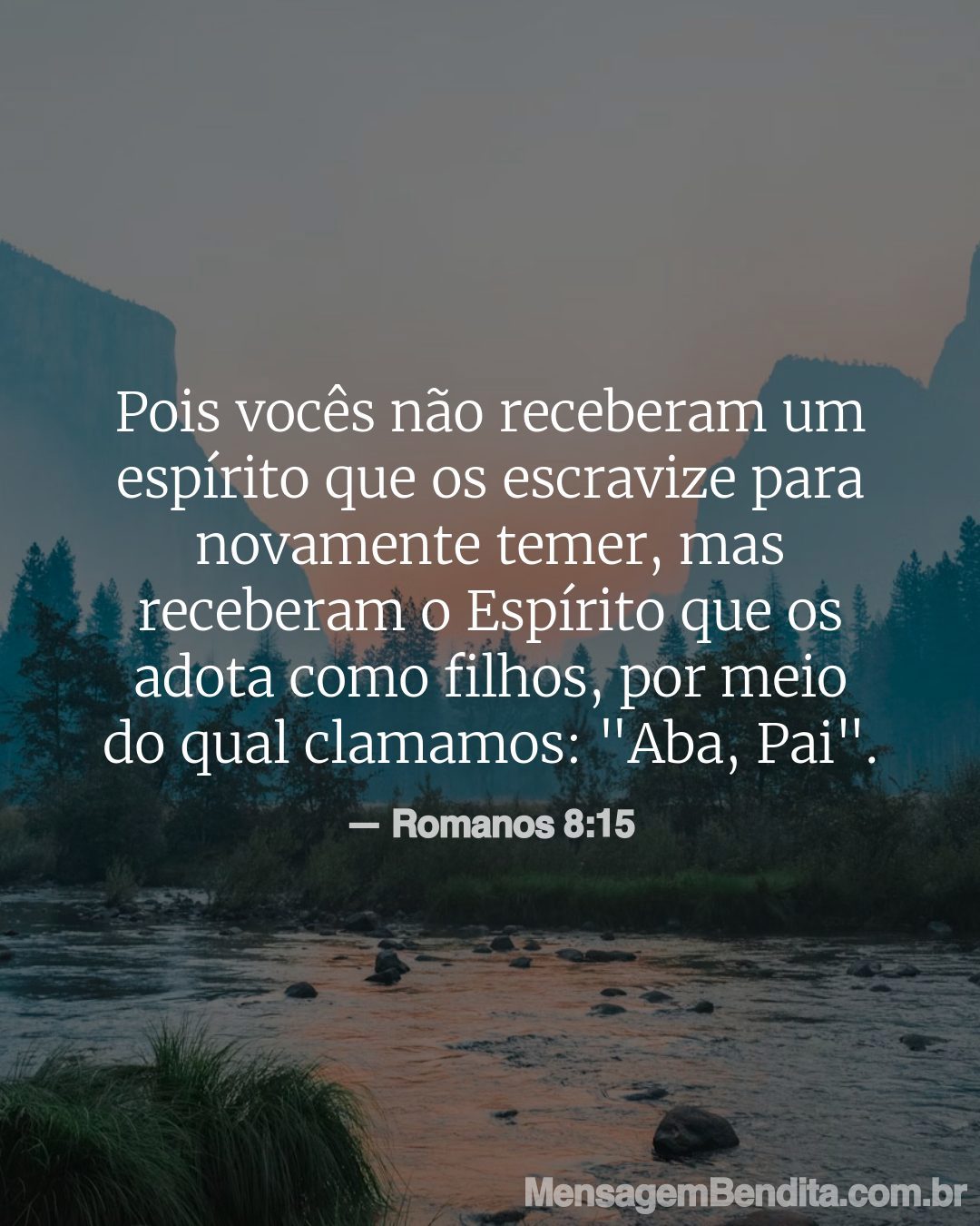 Versículo Romanos 8:15