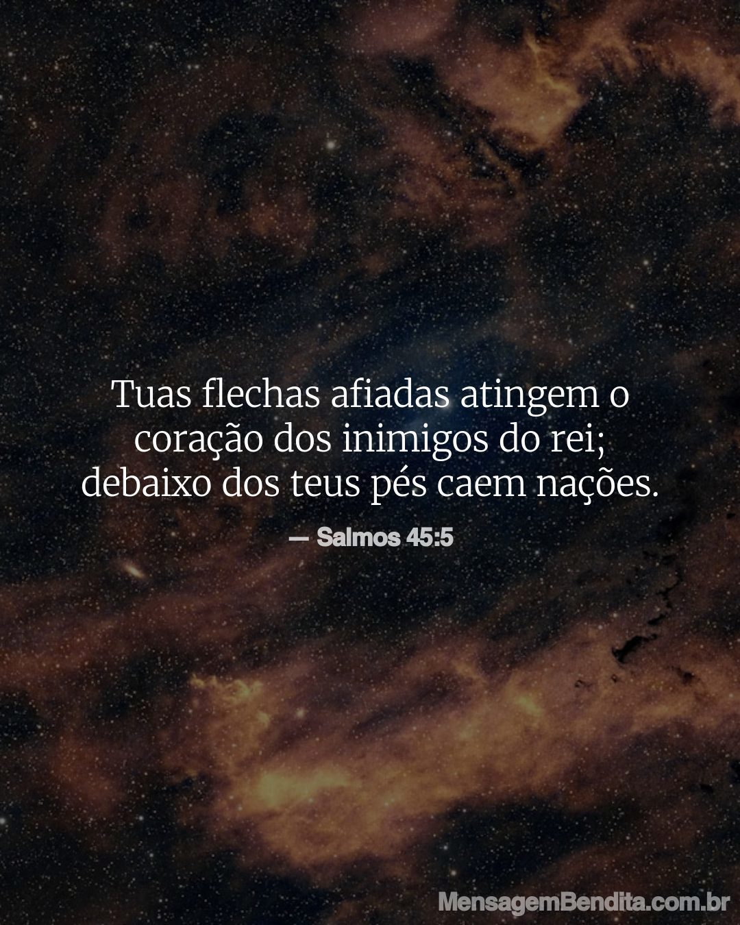 Versículo Salmos 45:5